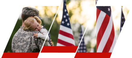 Veteran with daughter