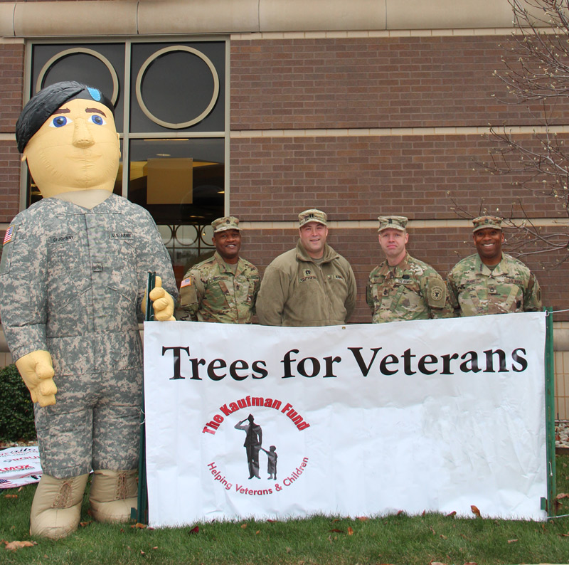Veterans on Trees for Vets Day